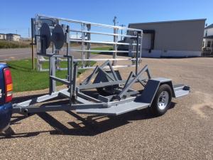 Hoof Trimming Chute With Aluminum gates